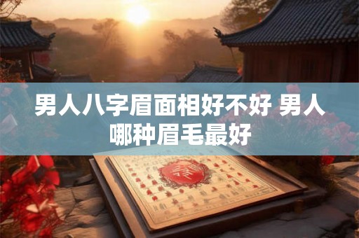 男人八字眉面相好不好 男人哪种眉毛最好 男人八字眉面相好不好 男人哪种眉毛最好