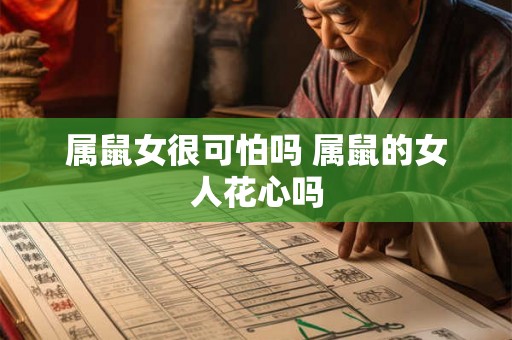 属鼠女很可怕吗 属鼠的女人花心吗 属鼠女很可怕吗 属鼠的女人花心吗
