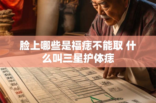 脸上哪些是福痣不能取 什么叫三星护体痣 脸上哪些是福痣不能取 什么叫三星护体痣
