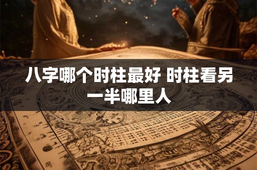 八字哪个时柱最好 时柱看另一半哪里人 八字哪个时柱最好 时柱看另一半哪里人
