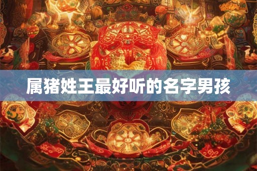 属猪姓王最好听的名字男孩 属猪姓王最好听的名字男孩