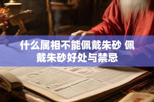 什么属相不能佩戴朱砂 佩戴朱砂好处与禁忌 什么属相不能佩戴朱砂 佩戴朱砂好处与禁忌
