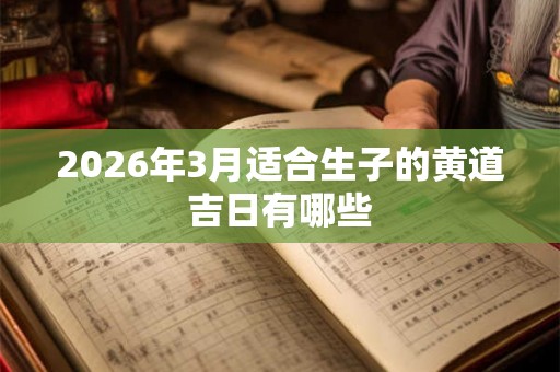 2026年3月适合生子的黄道吉日有哪些 2026年3月适合生子的黄道吉日有哪些
