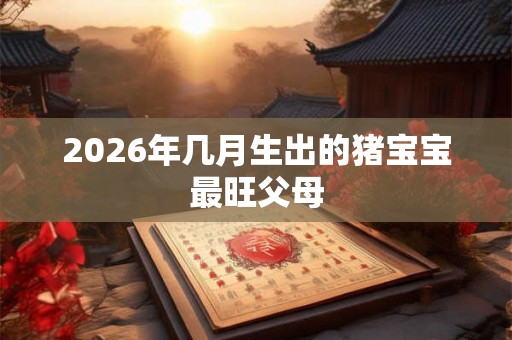 2026年几月生出的猪宝宝最旺父母 2026年几月生出的猪宝宝最旺父母