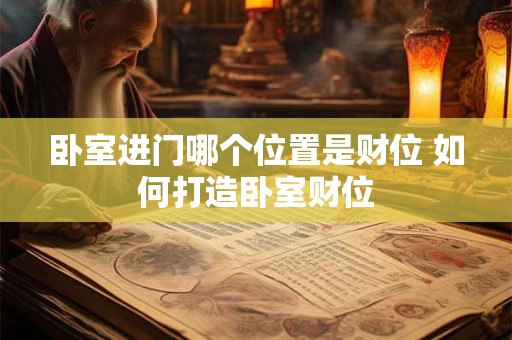 卧室进门哪个位置是财位 如何打造卧室财位