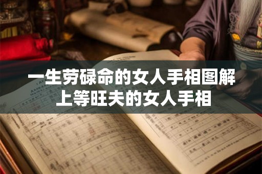 一生劳碌命的女人手相图解 上等旺夫的女人手相 一生劳碌命的女人手相图解 上等旺夫的女人手相