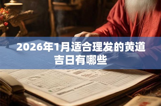 2026年1月适合理发的黄道吉日有哪些 2026年1月适合理发的黄道吉日有哪些