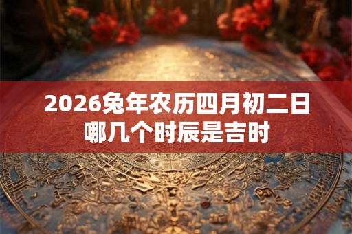 2026兔年农历四月初二日哪几个时辰是吉时