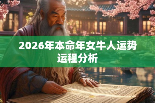 2026年本命年女牛人运势运程分析 2026年本命年女牛人运势运程分析