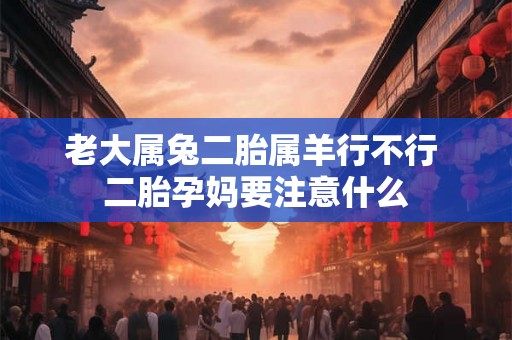 老大属兔二胎属羊行不行 二胎孕妈要注意什么 老大属兔二胎属羊行不行 二胎孕妈要注意什么