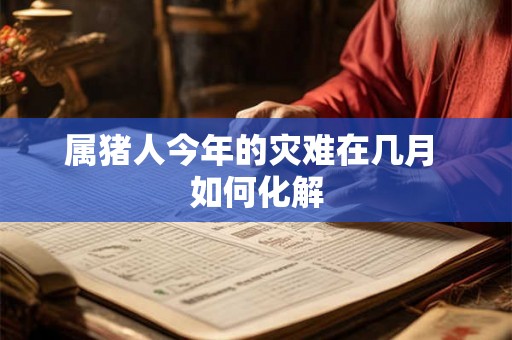 属猪人今年的灾难在几月 如何化解 属猪人今年的灾难在几月 如何化解