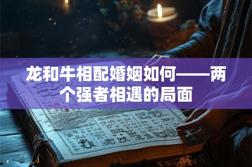 龙和牛相配婚姻如何——两个强者相遇的局面 龙和牛相配婚姻如何——两个强者相遇的局面