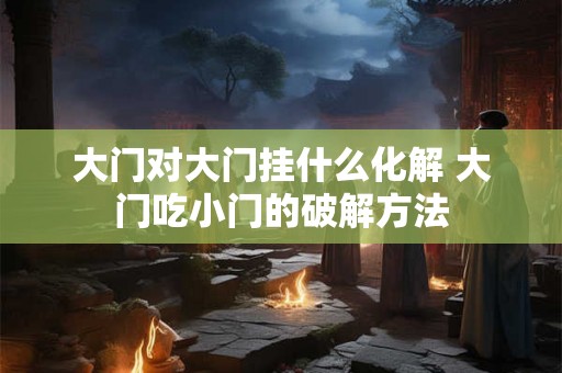 大门对大门挂什么化解 大门吃小门的破解方法 大门对大门挂什么化解 大门吃小门的破解方法