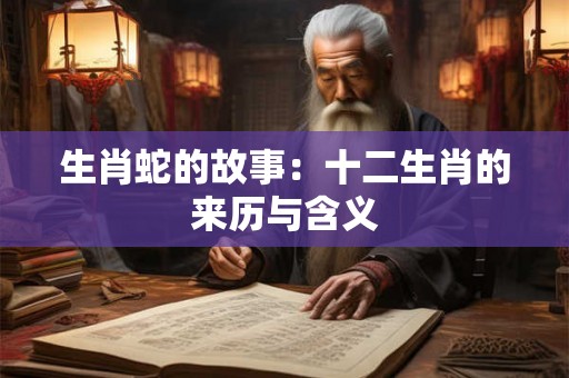 生肖蛇的故事:十二生肖的来历与含义 生肖蛇的故事:十二生肖的来历与含义