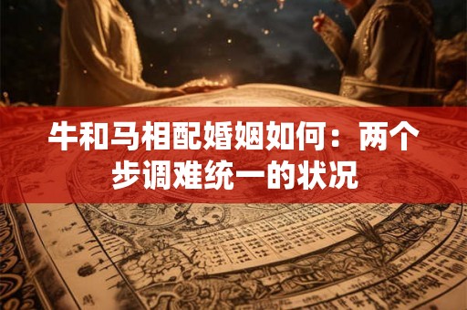 牛和马相配婚姻如何:两个步调难统一的状况 牛和马相配婚姻如何:两个步调难统一的状况