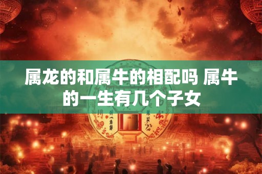 属龙的和属牛的相配吗 属牛的一生有几个子女 属龙的和属牛的相配吗 属牛的一生有几个子女