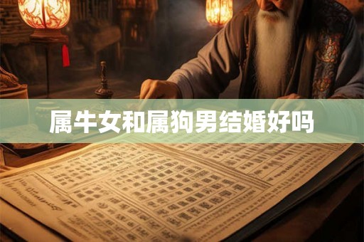 属牛女和属狗男结婚好吗 属牛女和属狗男结婚好吗