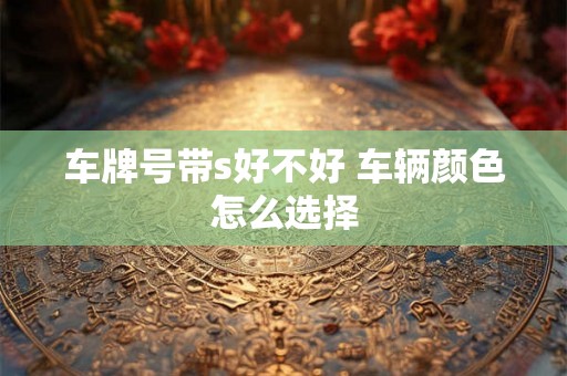 车牌号带s好不好 车辆颜色怎么选择 车牌号带s好不好 车辆颜色怎么选择