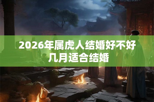 2026年属虎人结婚好不好 几月适合结婚