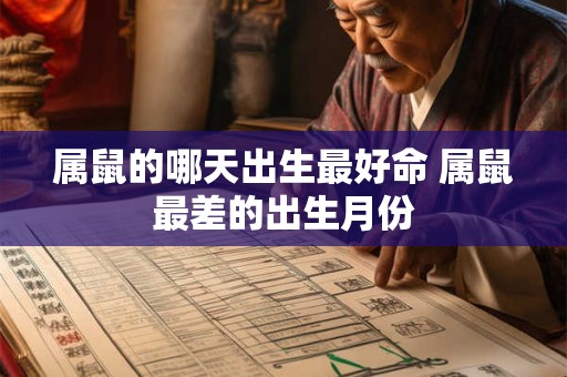 属鼠的哪天出生最好命 属鼠最差的出生月份 属鼠的哪天出生最好命 属鼠最差的出生月份