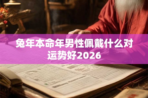 兔年本命年男性佩戴什么对运势好2026 兔年本命年男性佩戴什么对运势好2026