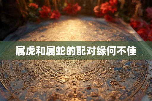 属虎和属蛇的配对缘何不佳 属虎和属蛇的配对缘何不佳