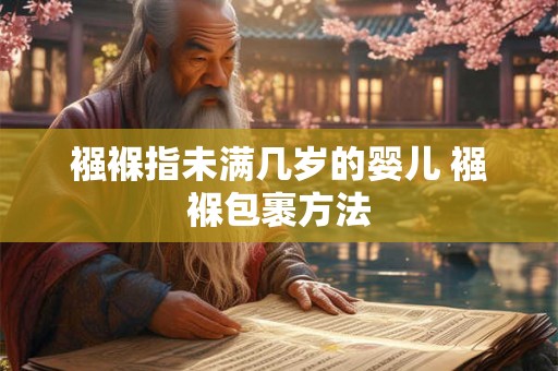 襁褓指未满几岁的婴儿 襁褓包裹方法