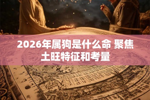 2026年属狗是什么命 聚焦土旺特征和考量