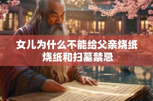 女儿为什么不能给父亲烧纸 烧纸和扫墓禁忌 女儿为什么不能给父亲烧纸 烧纸和扫墓禁忌