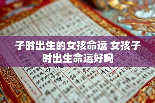 子时出生的女孩命运 女孩子时出生命运好吗 子时出生的女孩命运 女孩子时出生命运好吗