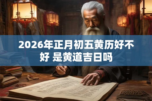 2026年正月初五黄历好不好 是黄道吉日吗 2026年正月初五黄历好不好 是黄道吉日吗