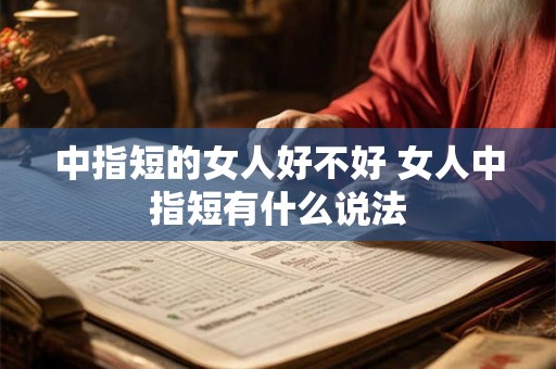 中指短的女人好不好 女人中指短有什么说法 中指短的女人好不好 女人中指短有什么说法
