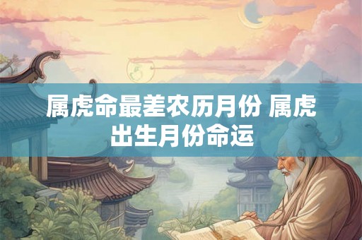 属虎命最差农历月份 属虎出生月份命运 属虎命最差农历月份 属虎出生月份命运