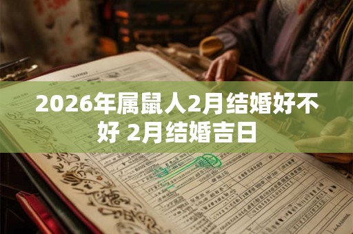 2026年属鼠人2月结婚好不好 2月结婚吉日 2026年属鼠人2月结婚好不好 2月结婚吉日