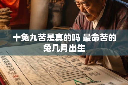 十兔九苦是真的吗 最命苦的兔几月出生 十兔九苦是真的吗 最命苦的兔几月出生
