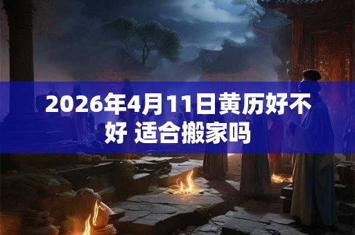 2026年4月11日黄历好不好 适合搬家吗