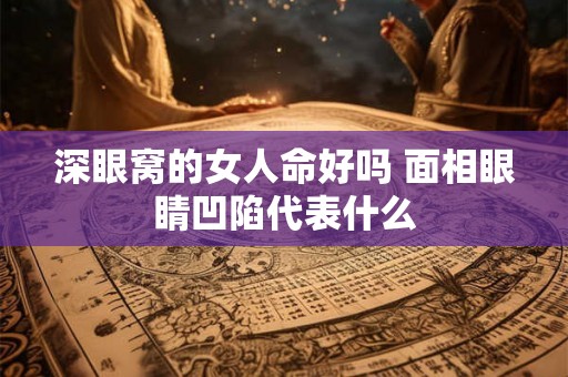 深眼窝的女人命好吗 面相眼睛凹陷代表什么 深眼窝的女人命好吗 面相眼睛凹陷代表什么