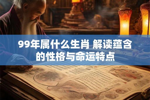 99年属什么生肖 解读蕴含的性格与命运特点 99年属什么生肖 解读蕴含的性格与命运特点