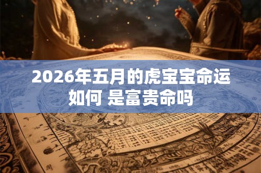 2026年五月的虎宝宝命运如何 是富贵命吗 2026年五月的虎宝宝命运如何 是富贵命吗