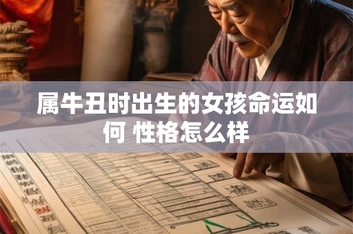 属牛丑时出生的女孩命运如何 性格怎么样 属牛丑时出生的女孩命运如何 性格怎么样
