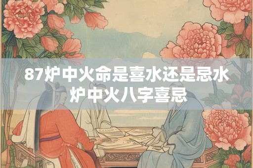 87炉中火命是喜水还是忌水 炉中火八字喜忌 87炉中火命是喜水还是忌水 炉中火八字喜忌