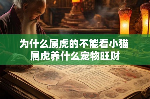为什么属虎的不能看小猫 属虎养什么宠物旺财