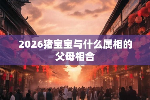 2026猪宝宝与什么属相的父母相合 2026猪宝宝与什么属相的父母相合