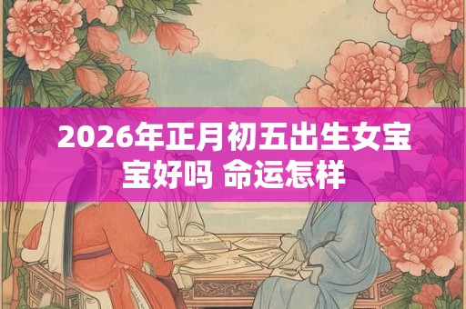 2026年正月初五出生女宝宝好吗 命运怎样 2026年正月初五出生女宝宝好吗 命运怎样