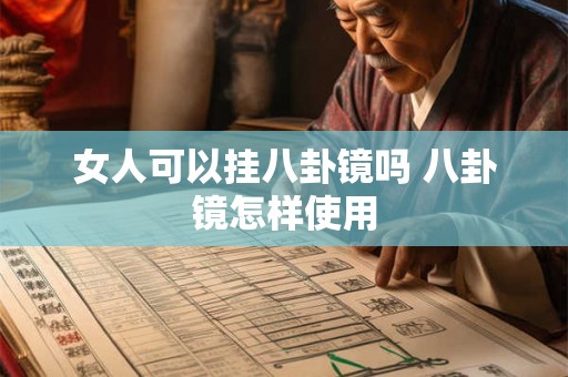 女人可以挂八卦镜吗 八卦镜怎样使用 女人可以挂八卦镜吗 八卦镜怎样使用