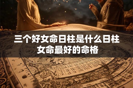 三个好女命日柱是什么日柱 女命最好的命格 三个好女命日柱是什么日柱 女命最好的命格