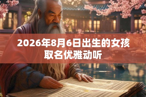 2026年8月6日出生的女孩取名优雅动听 2026年8月6日出生的女孩取名优雅动听