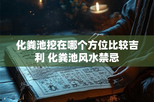 化粪池挖在哪个方位比较吉利 化粪池风水禁忌 化粪池挖在哪个方位比较吉利 化粪池风水禁忌