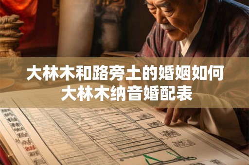 大林木和路旁土的婚姻如何 大林木纳音婚配表 大林木和路旁土的婚姻如何 大林木纳音婚配表