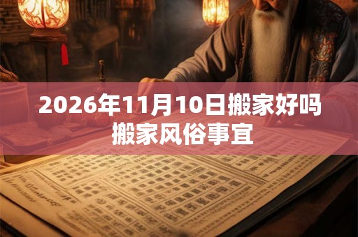 2026年11月10日搬家好吗 搬家风俗事宜 2026年11月10日搬家好吗 搬家风俗事宜